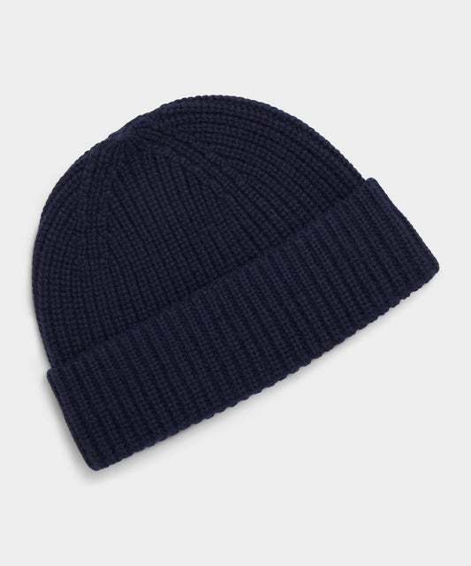 Todd Snyder Cashmere Beanie - Navy