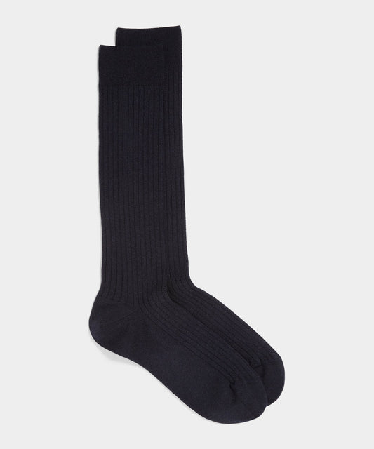 Todd Snyder Merino Dress Sock - Navy