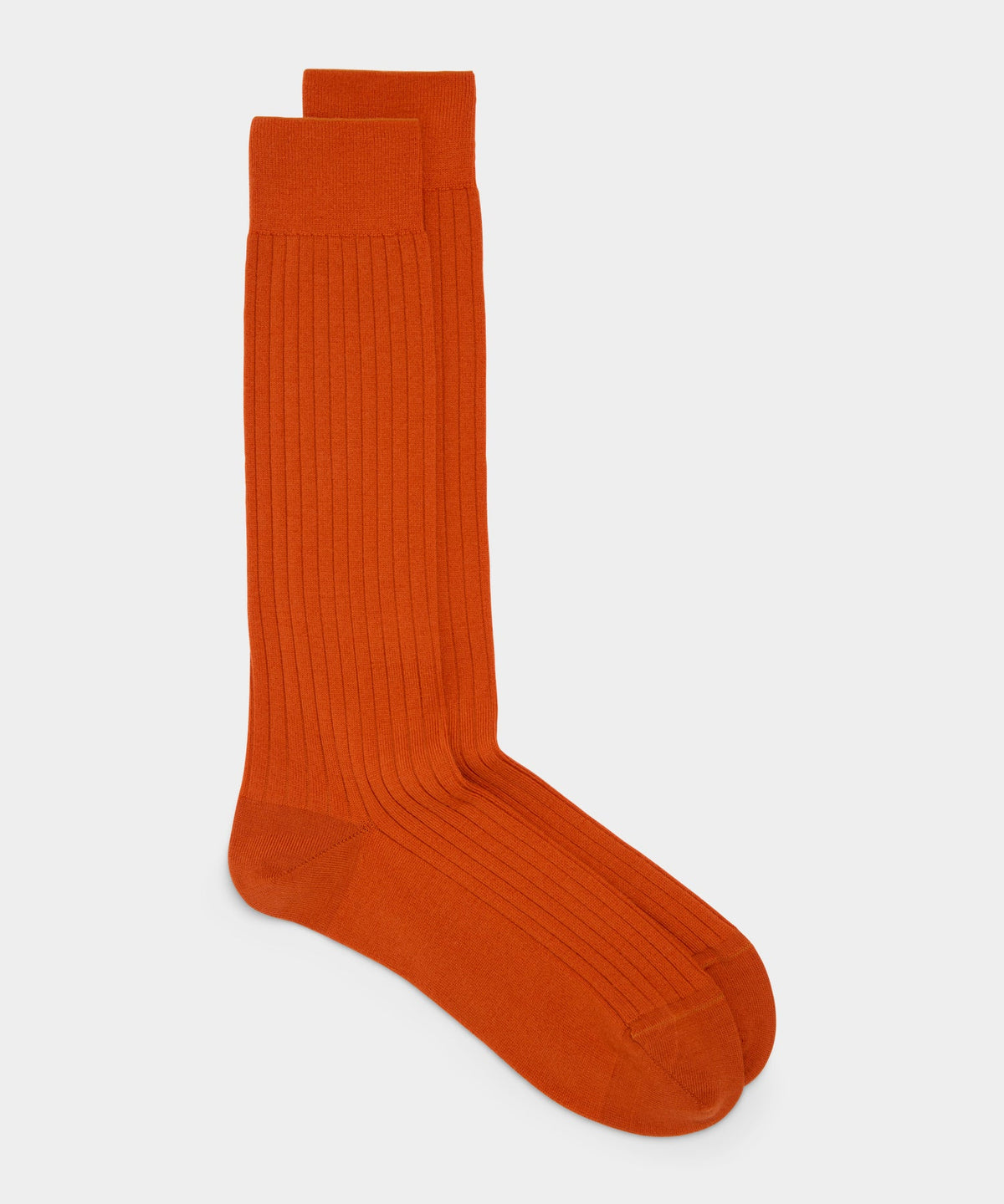 Todd Snyder Merino Dress Sock - Orange Burst