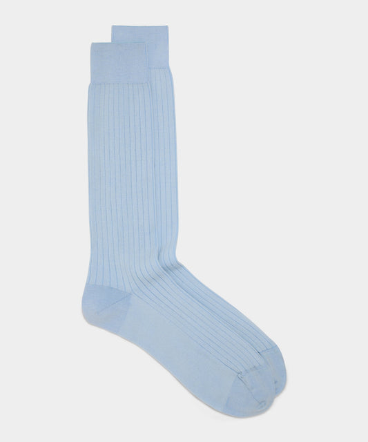Todd Snyder Merino Dress Sock - Sky Blue