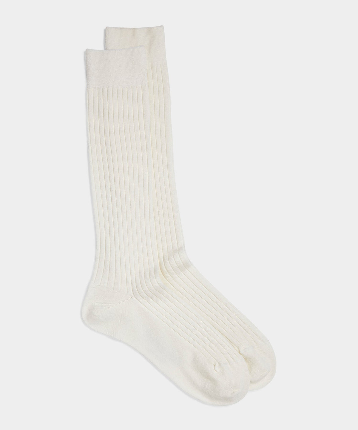Todd Snyder Merino Dress Sock - White