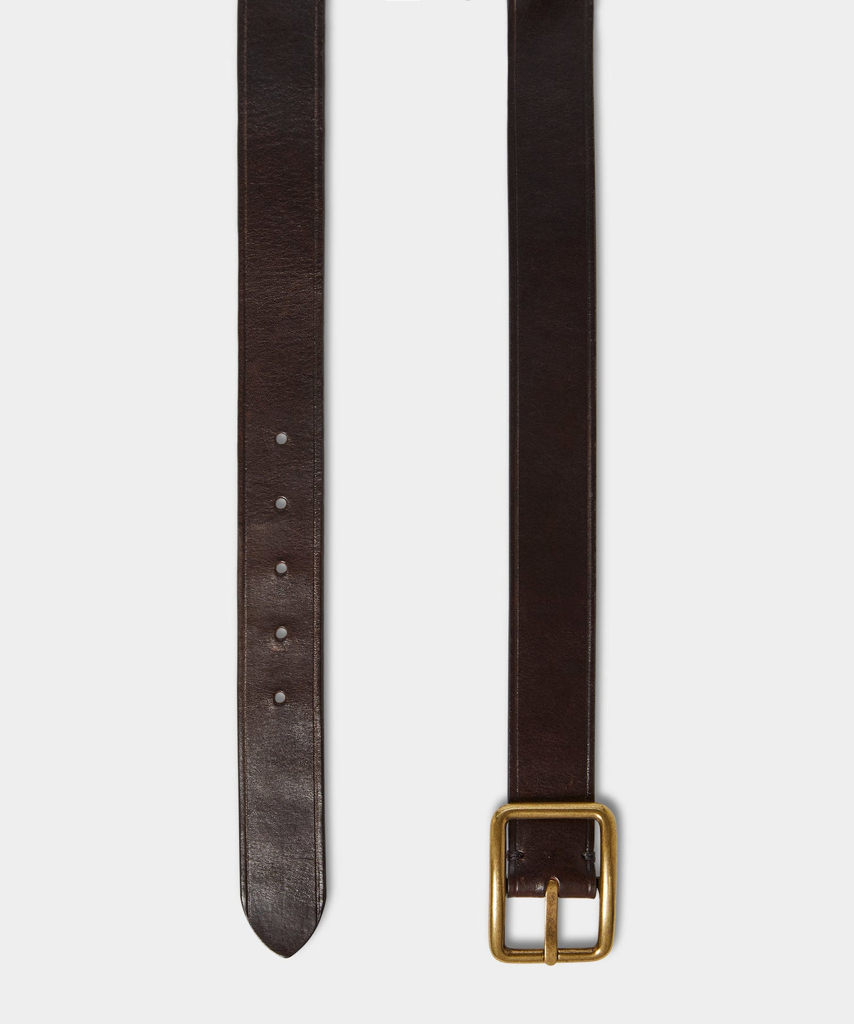 Todd Snyder Italian Wide Leather Belt - Brown