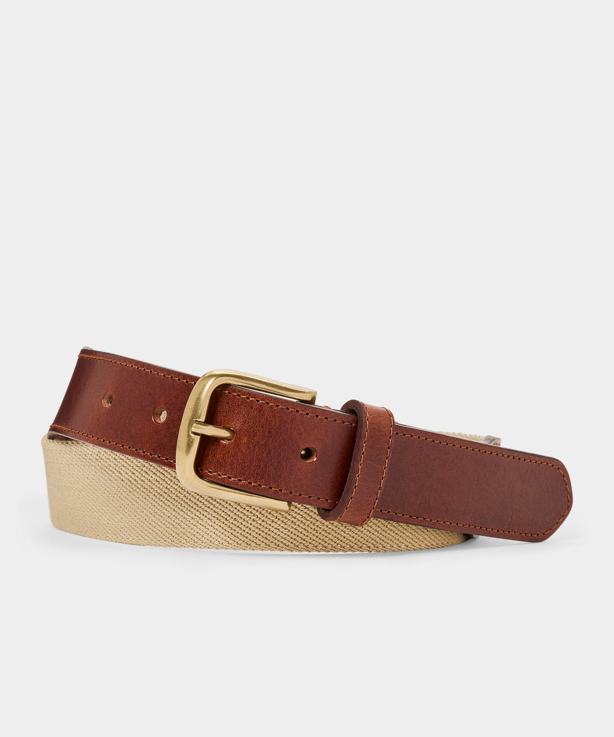 Todd Snyder Italian Webbed Cotton Belt - Baja Dunes