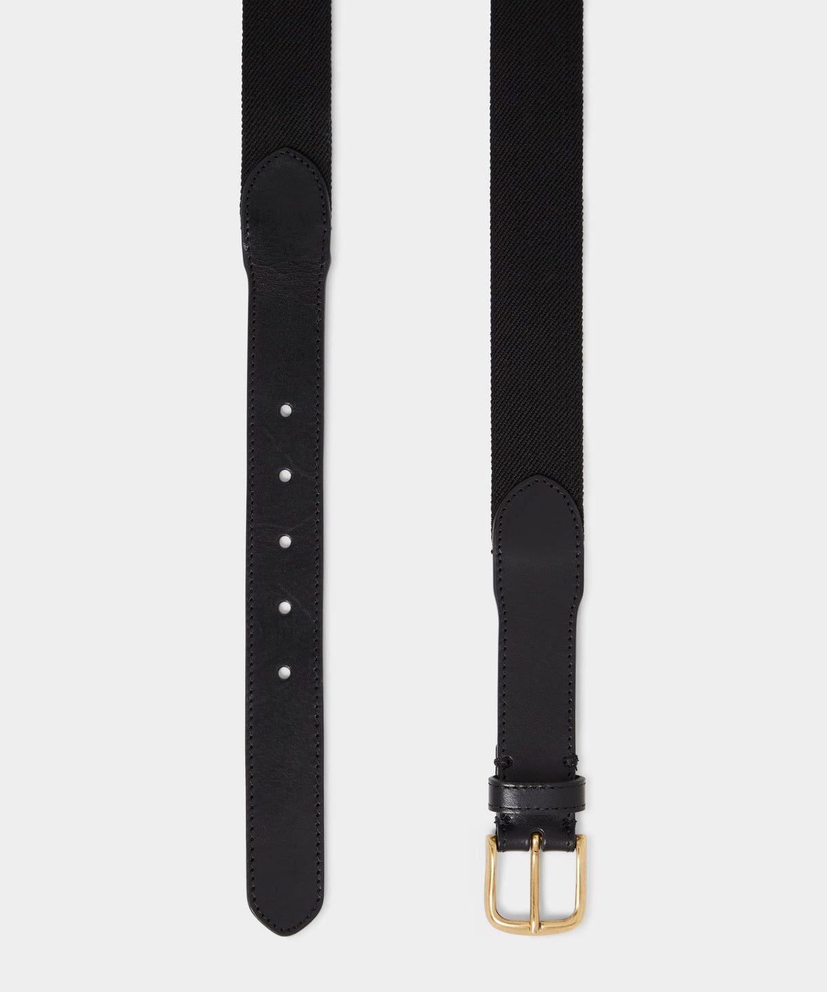 Todd Snyder Italian Webbed Cotton Belt - Black
