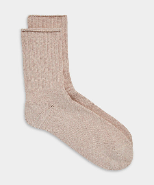 Todd Snyder Cotton Ankle Sock - Blush