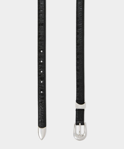 Todd Snyder Tipped Western Belt - Black