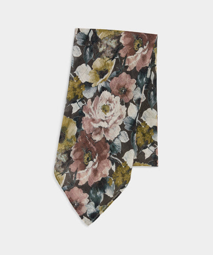 Todd Snyder Italian Floral Neckerchief - Black
