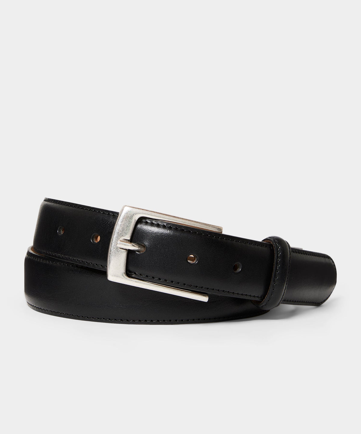 Todd Snyder Italian Leather Dress Belt - Black