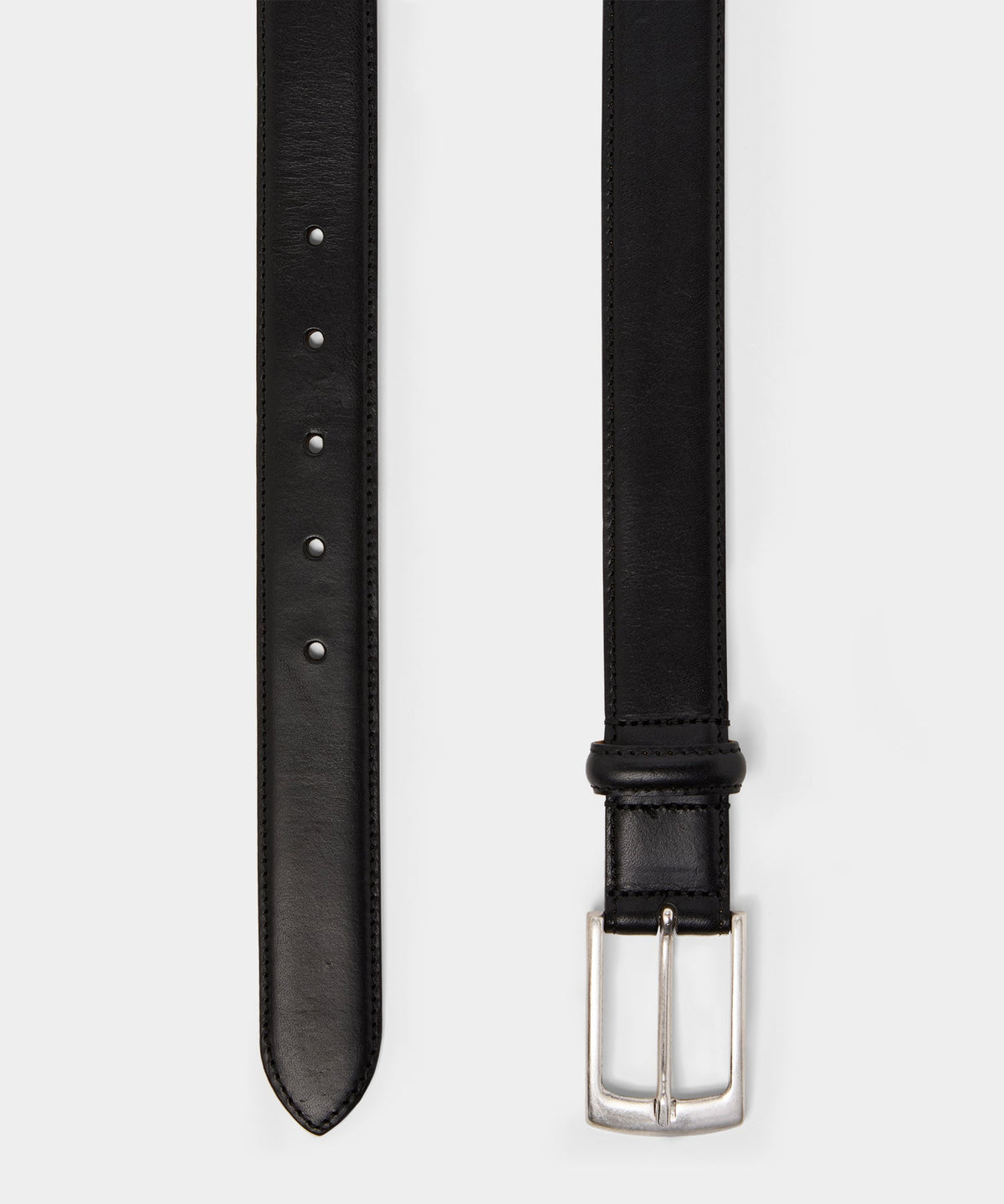 Todd Snyder Italian Leather Dress Belt - Black
