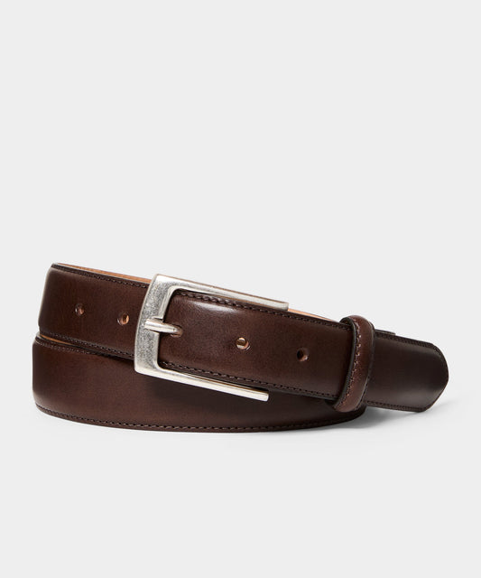 Todd Snyder Italian Leather Dress Belt - Brown