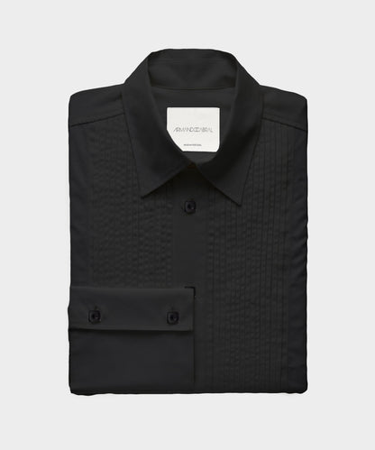Todd Snyder Armando Cabral Pleat Bib Tuxedo Shirt - Black