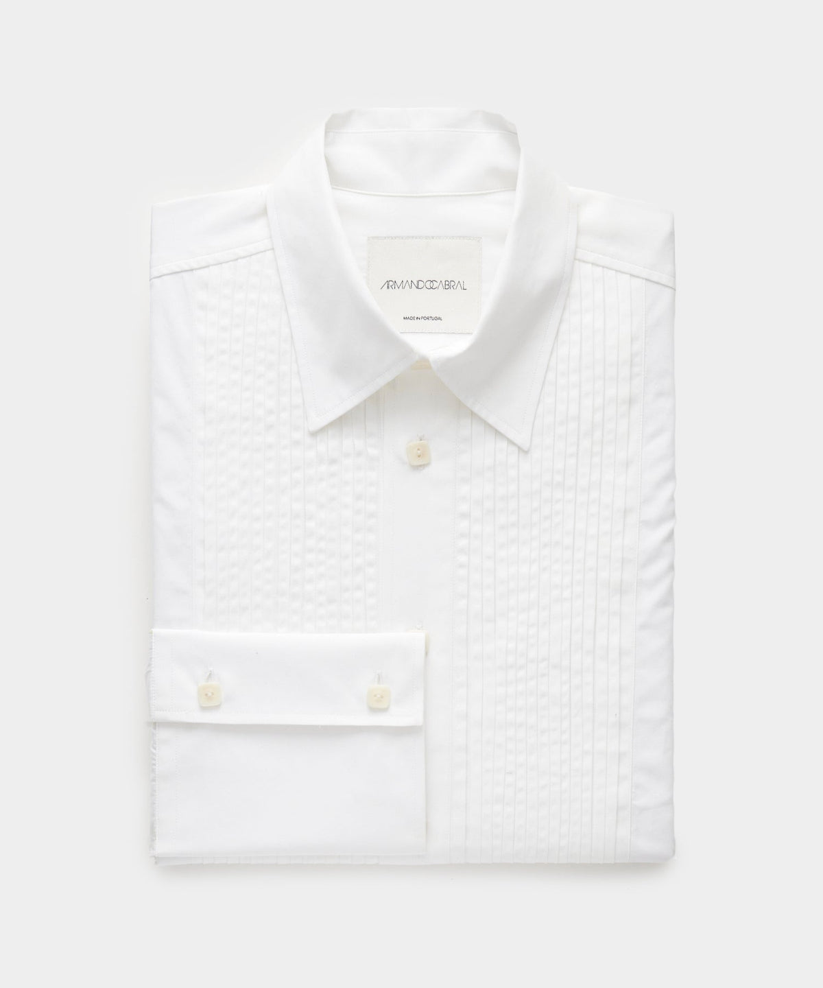 Todd Snyder Armando Cabral Pleat Bib Tuxedo Shirt - White