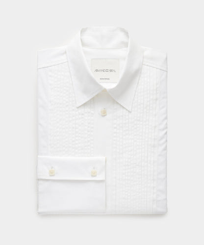 Todd Snyder Armando Cabral Pleat Bib Tuxedo Shirt - White
