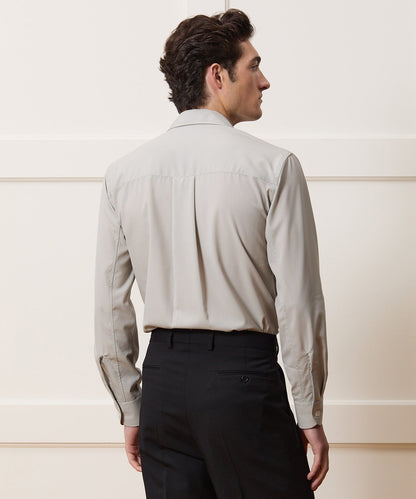 Todd Snyder Armando Cabral Long Sleeve Camp Collar Dress Shirt - Grey