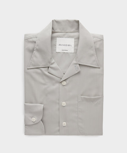 Todd Snyder Armando Cabral Long Sleeve Camp Collar Dress Shirt - Grey