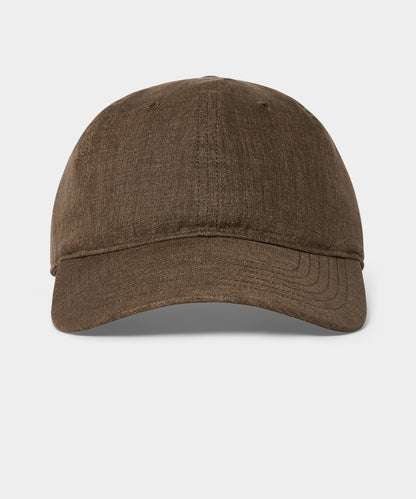 Todd Snyder Linen Cap - Olive
