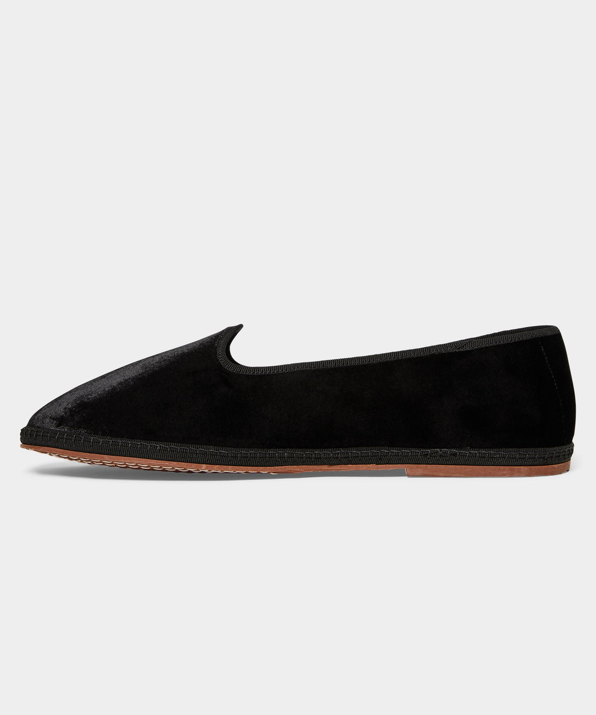 Todd Snyder Miez Velvet Friulana Slip-On Loafer - Black