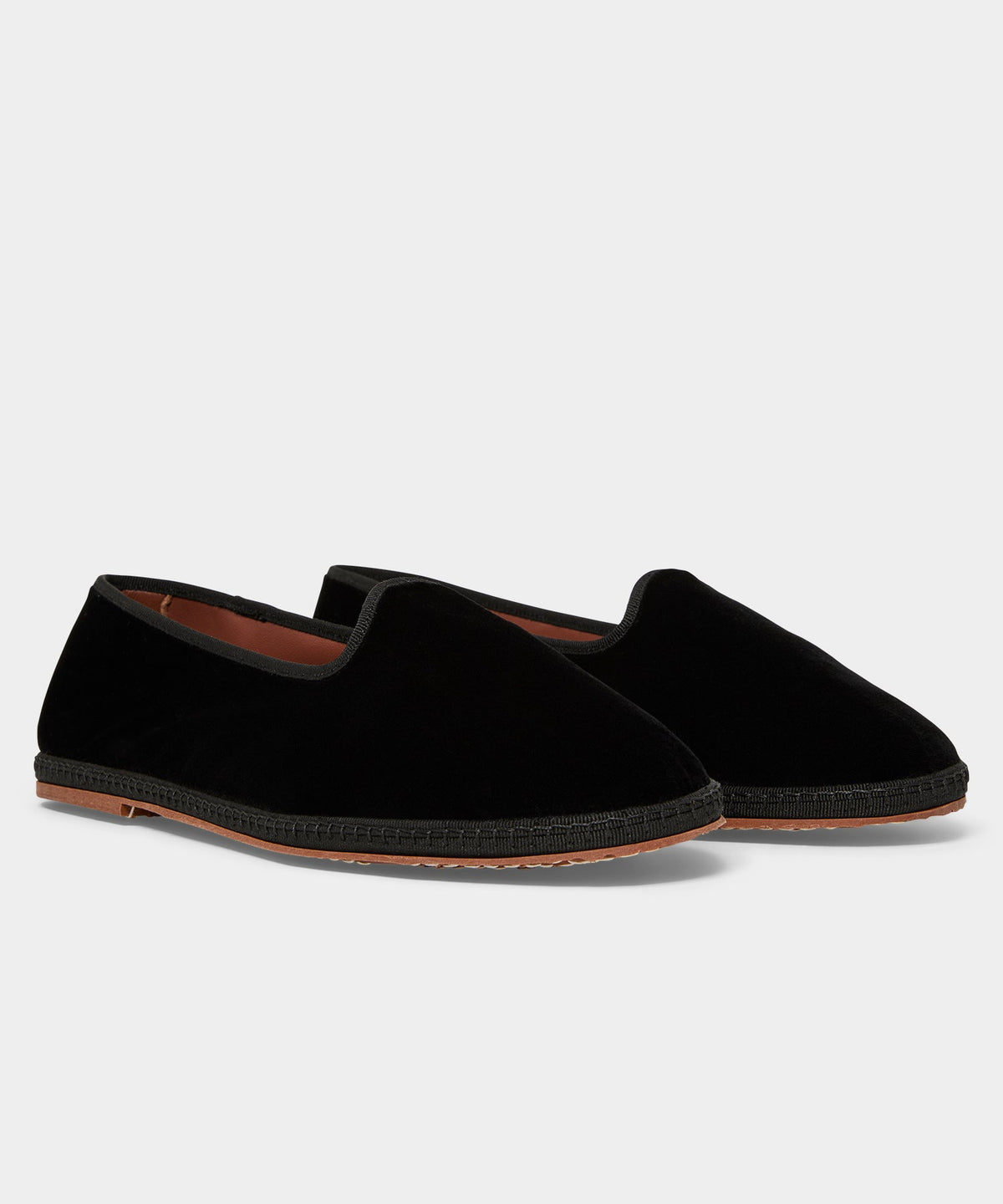 Todd Snyder Miez Velvet Friulana Slip-On Loafer - Black