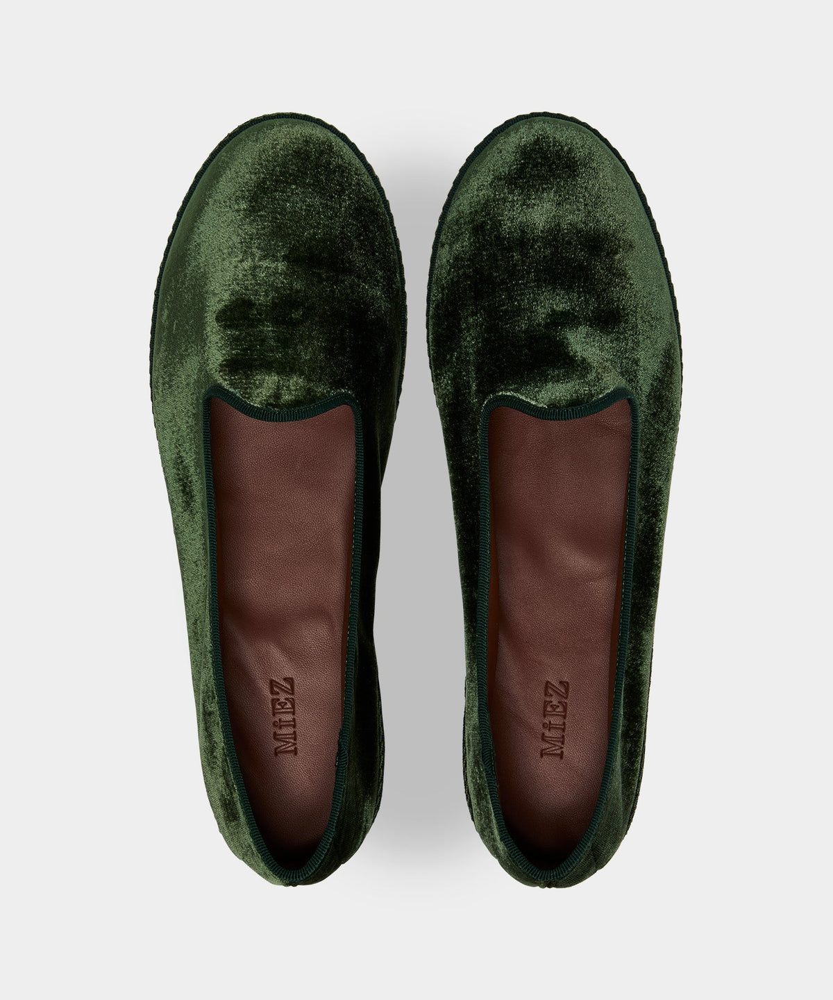 Todd Snyder Miez Velvet Friulana Slip-On Loafer - Olive