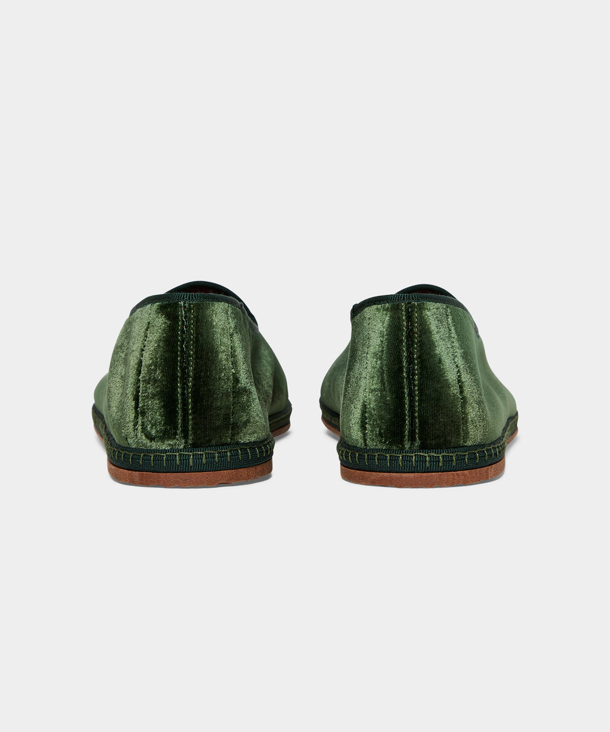 Todd Snyder Miez Velvet Friulana Slip-On Loafer - Olive