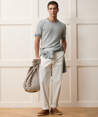 Todd Snyder Italian Sweater Tee - Grey