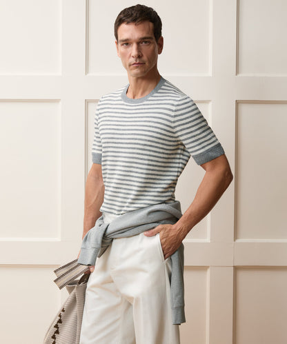 Todd Snyder Italian Sweater Tee - Grey