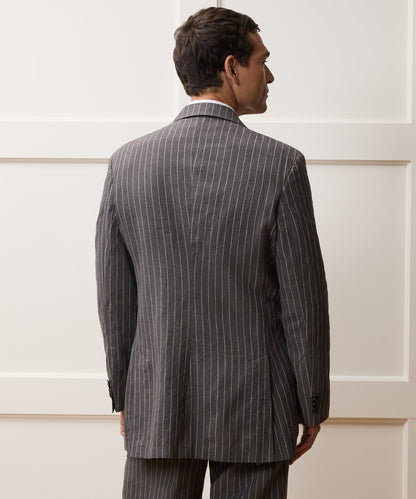 Todd Snyder Italian Linen-Cotton Single-Breasted Wythe Jacket - Pepper