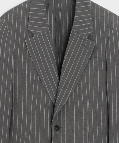 Todd Snyder Italian Linen-Cotton Single-Breasted Wythe Jacket - Pepper