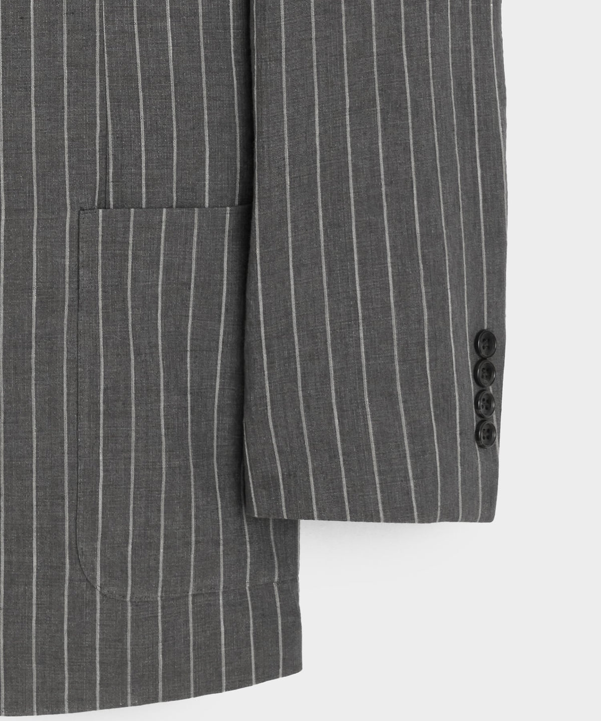Todd Snyder Italian Linen-Cotton Single-Breasted Wythe Jacket - Pepper