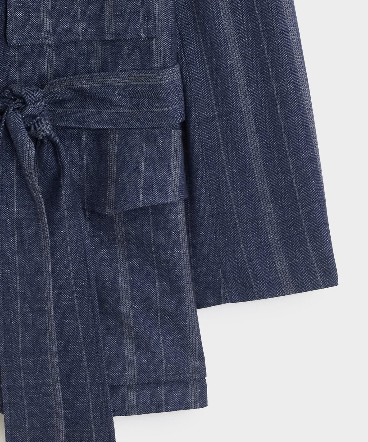 Todd Snyder Italian Wool-Linen Cartographer's Jacket - Blue Ink