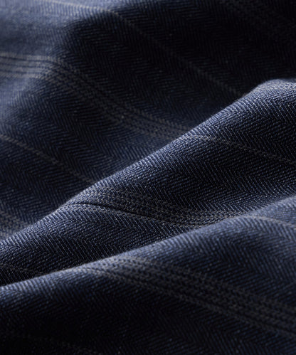 Todd Snyder Italian Wool-Linen Cartographer's Jacket - Blue Ink