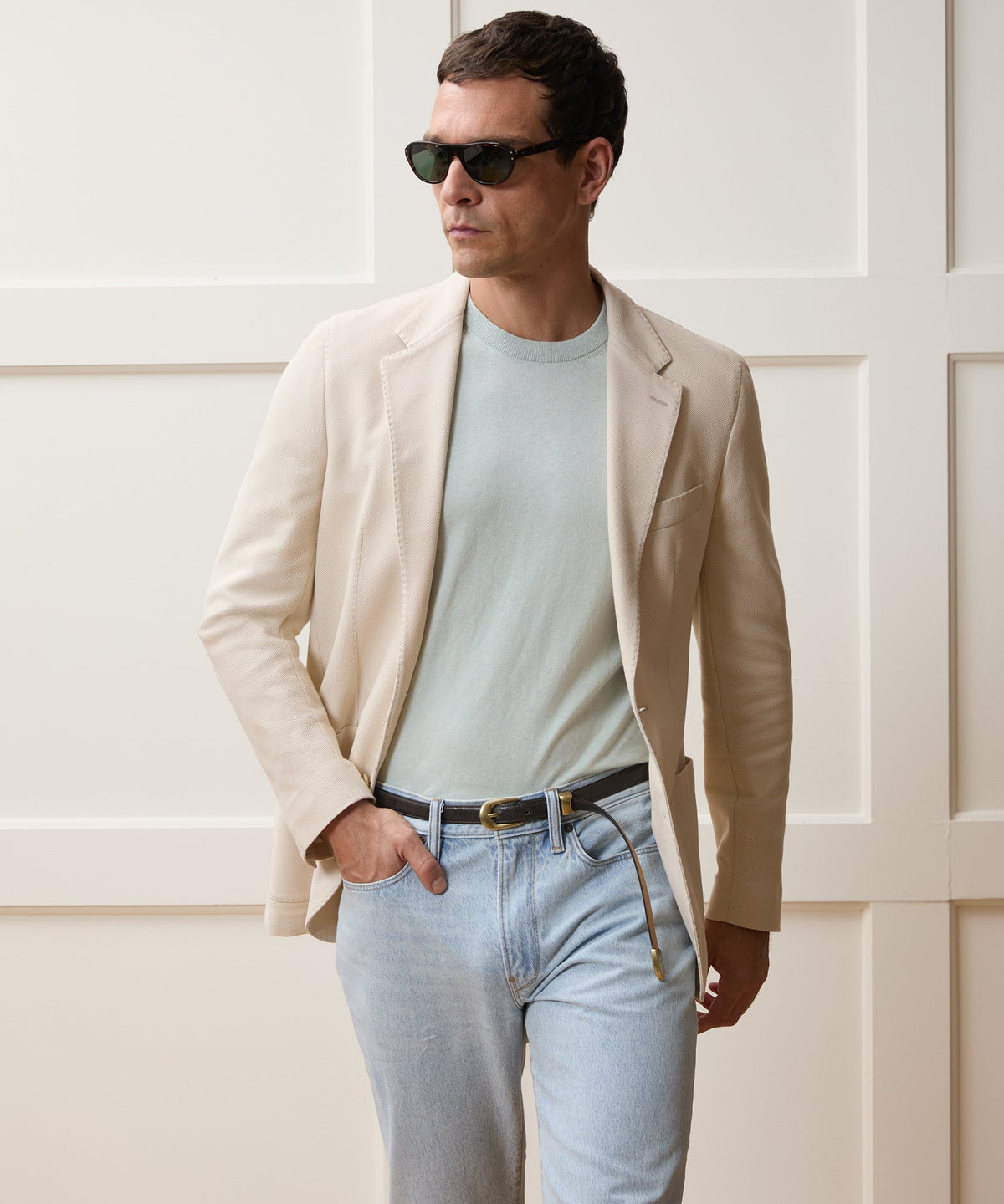 Todd Snyder Italian Knit Sport Coat - Birch