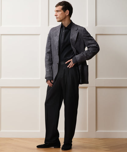 Todd Snyder Italian Floral Jacquard Sport Coat - Blue