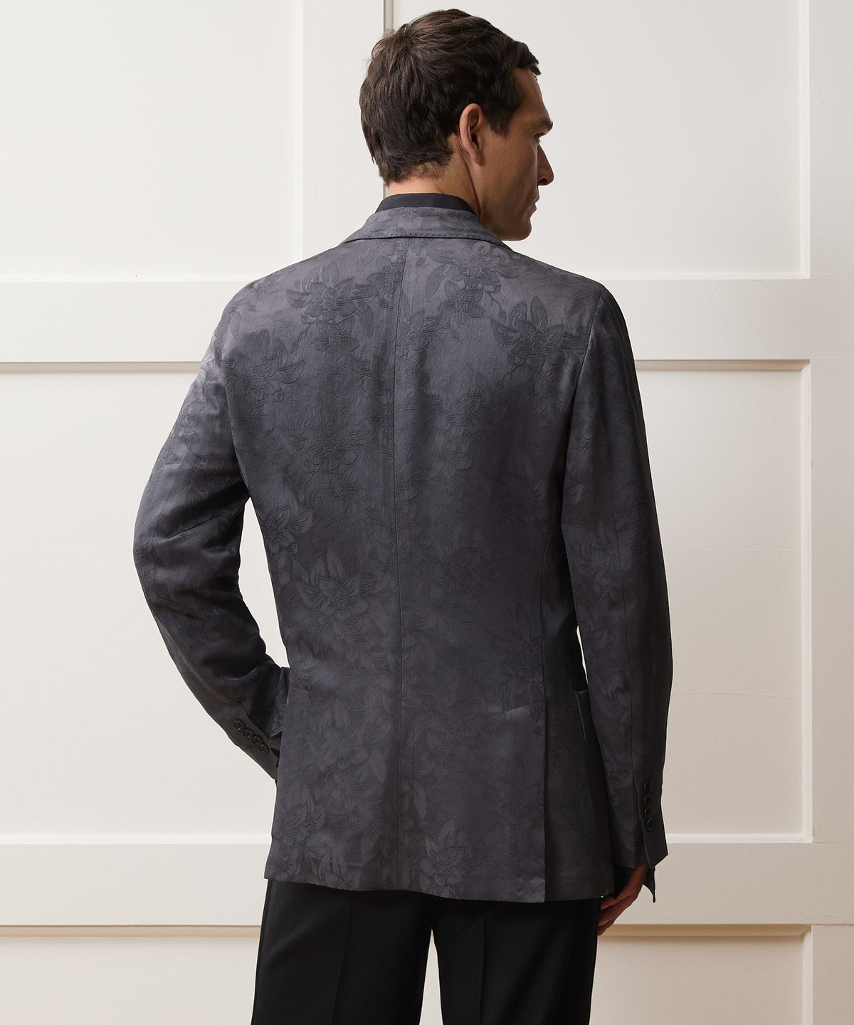 Todd Snyder Italian Floral Jacquard Sport Coat - Blue