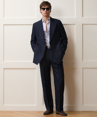 Todd Snyder Italian Linen-Cotton Wythe Jacket - Navy