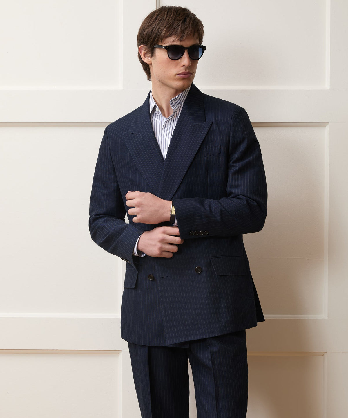 Todd Snyder Italian Linen-Cotton Wythe Jacket - Navy