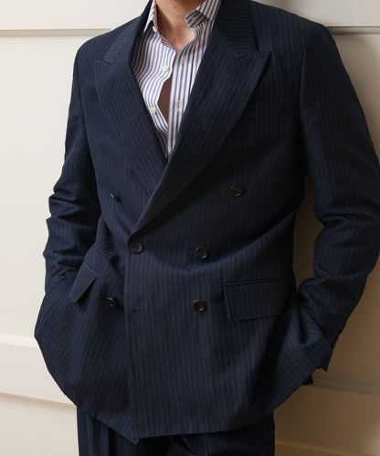 Todd Snyder Italian Linen-Cotton Wythe Jacket - Navy