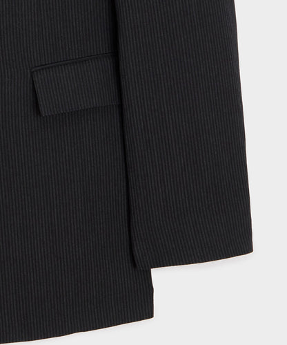 Todd Snyder Italian Striped Linen Wythe Jacket - Black