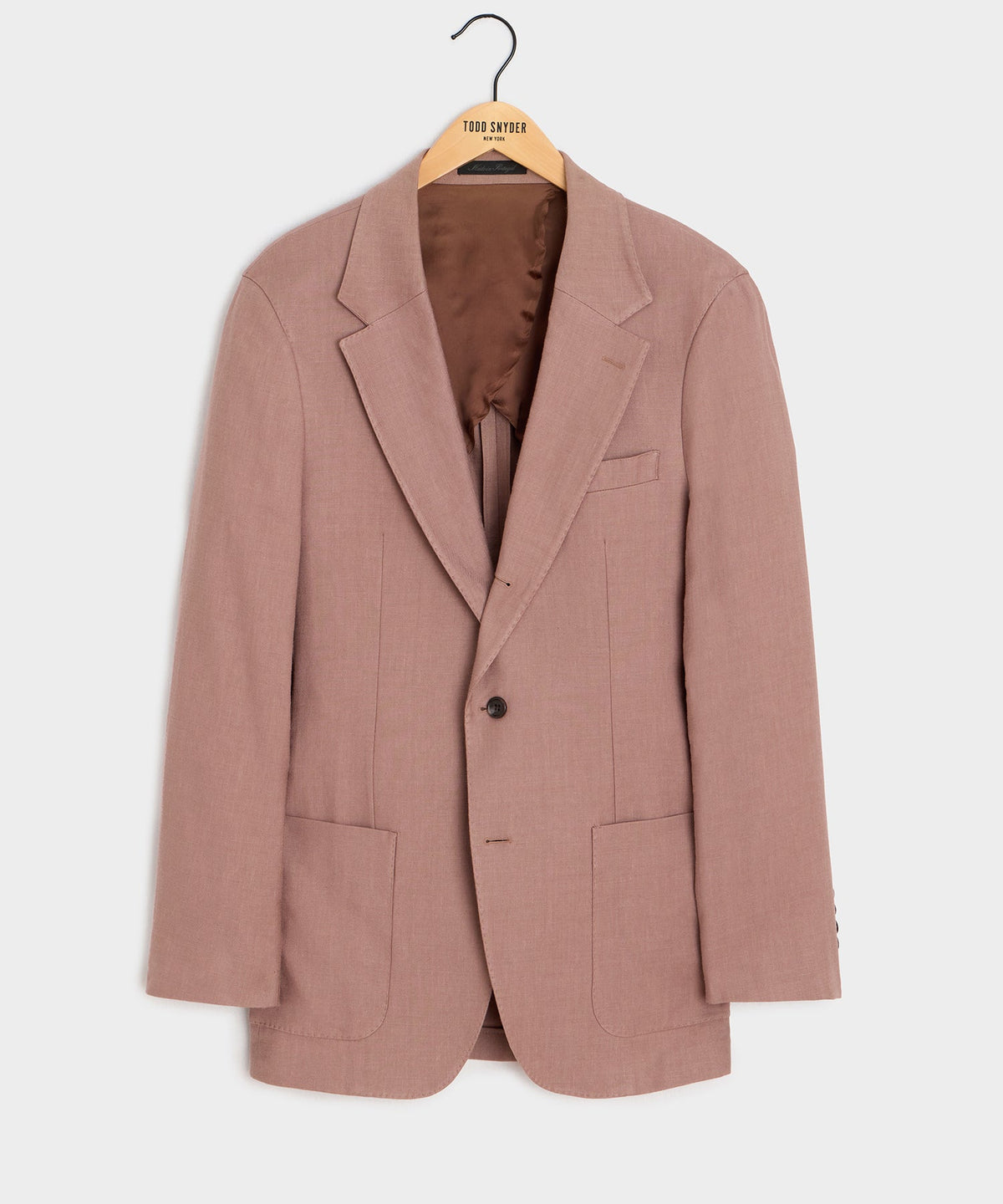 Todd Snyder Italian Linen Blend Madison Jacket - Mauve