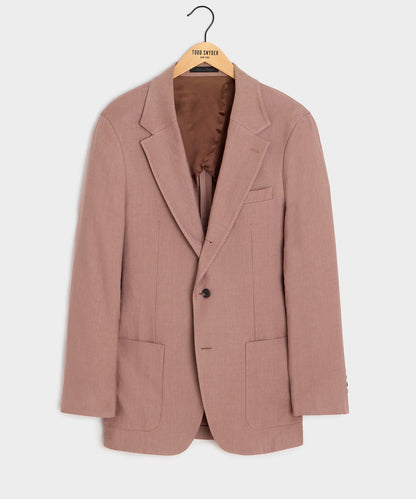 Todd Snyder Italian Linen Blend Madison Jacket - Mauve