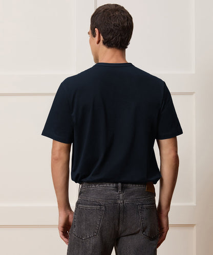 Todd Snyder Luxe Jersey Tee - Navy