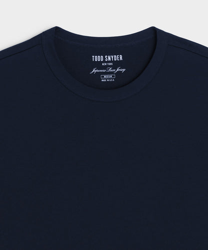 Todd Snyder Luxe Jersey Tee - Navy