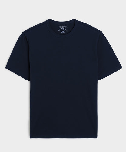 Todd Snyder Luxe Jersey Tee - Navy