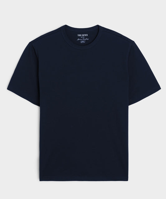 Todd Snyder Luxe Jersey Tee - Navy