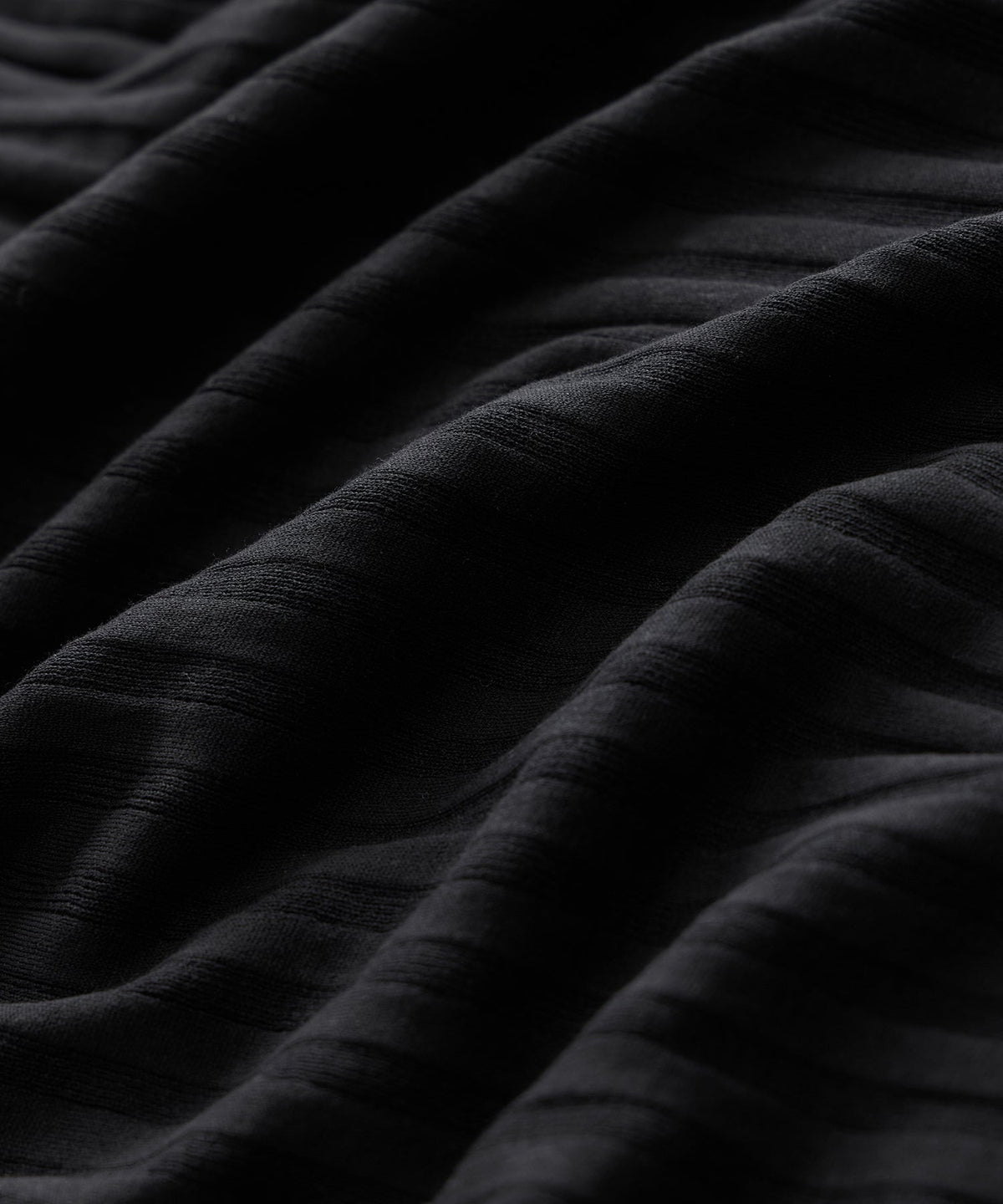 Todd Snyder Ribbed Tee - Pitch Black