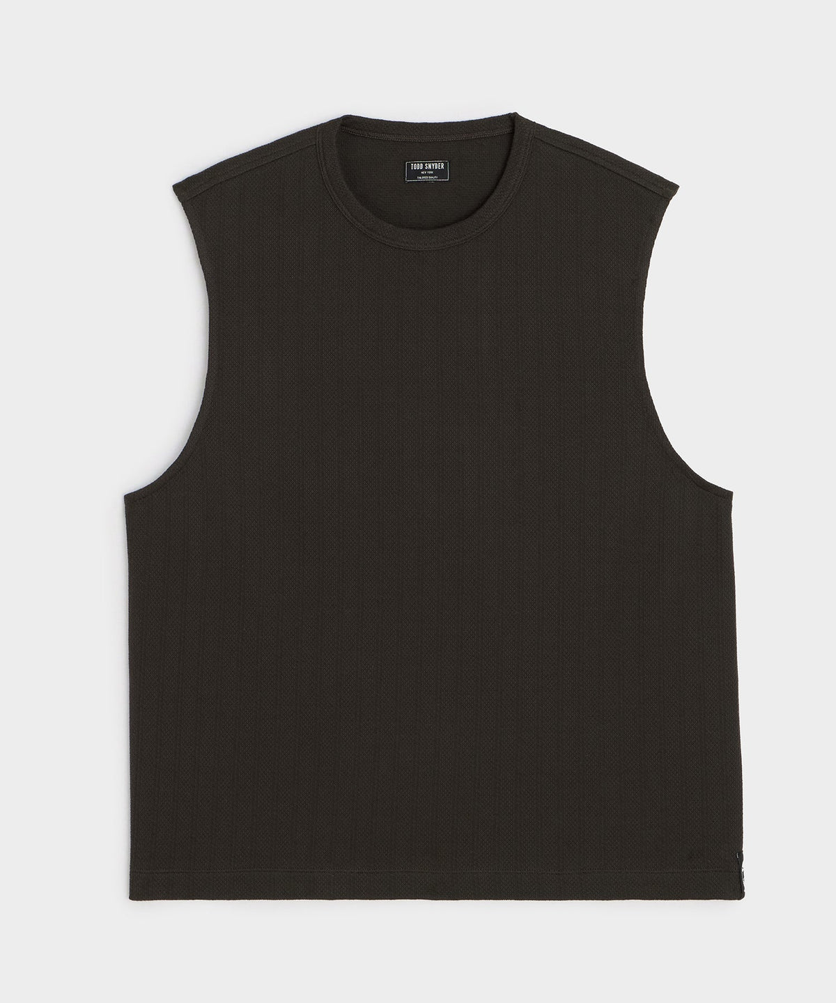 Todd Snyder Textured Muscle Tank - Caviar