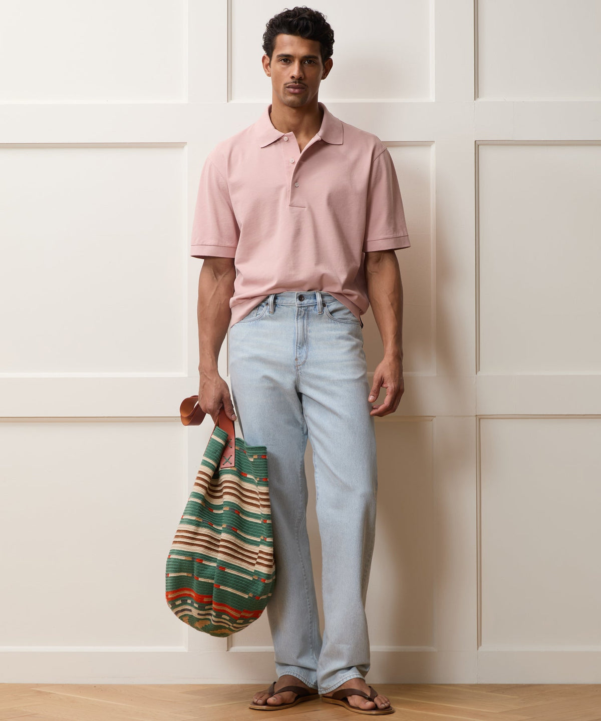 Todd Snyder Relaxed Cotton Pique Polo - Dianthus