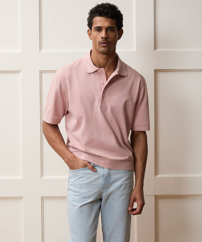Todd Snyder Relaxed Cotton Pique Polo - Dianthus