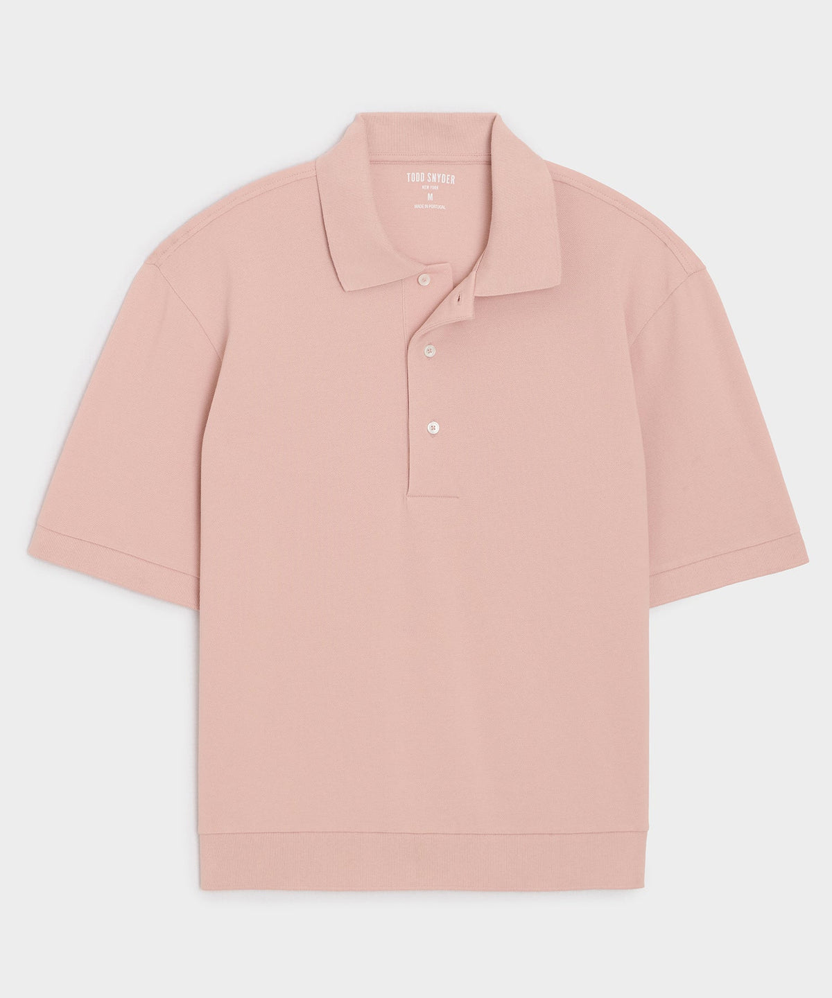 Todd Snyder Relaxed Cotton Pique Polo - Dianthus