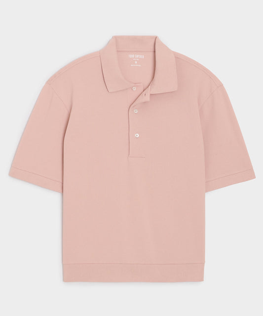 Todd Snyder Relaxed Cotton Pique Polo - Dianthus